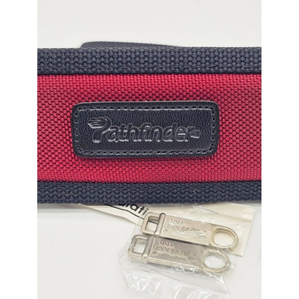 Pathfinder Luggage Shoulder Strap Unisex OS New Red Black  Padded YKK Pulls